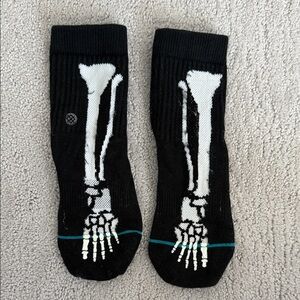Stance Kids Skeleton Black Socks